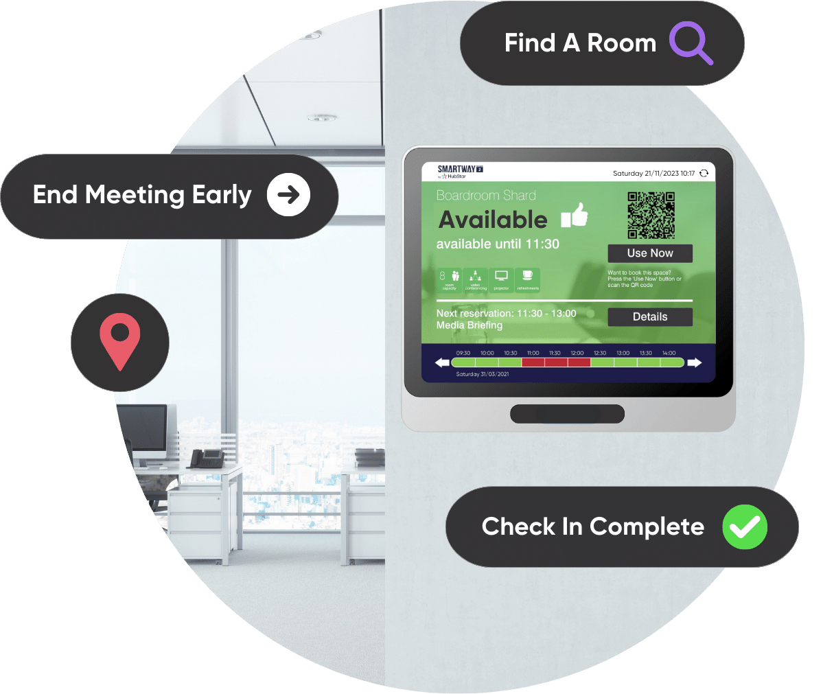 Conference and Meeting Room Display Software and Displays Header Image
