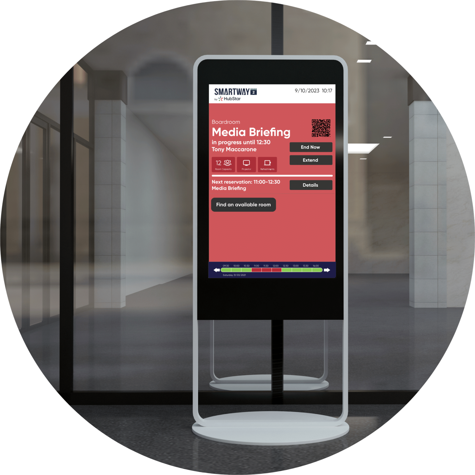 Conference Room Schedule Display | Meeting Room Screens